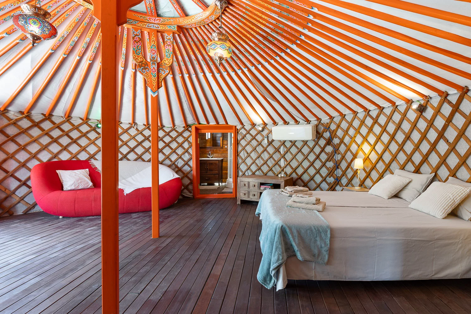 La granja de antonio kleinschalig vakantiepark appartementen andalusie spanje vakantie woning verhuur alhaurin el grande malaga bed en breakfast benb Yurt 03.jpg