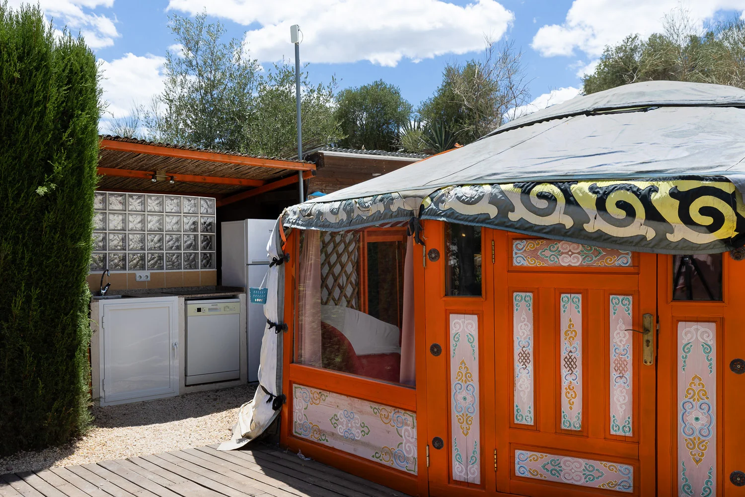 La granja de antonio kleinschalig vakantiepark appartementen andalusie spanje vakantie woning verhuur alhaurin el grande malaga bed en breakfast benb Yurt 08.jpg